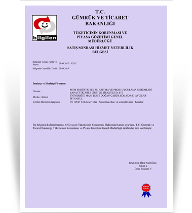 su arıtma cihazı